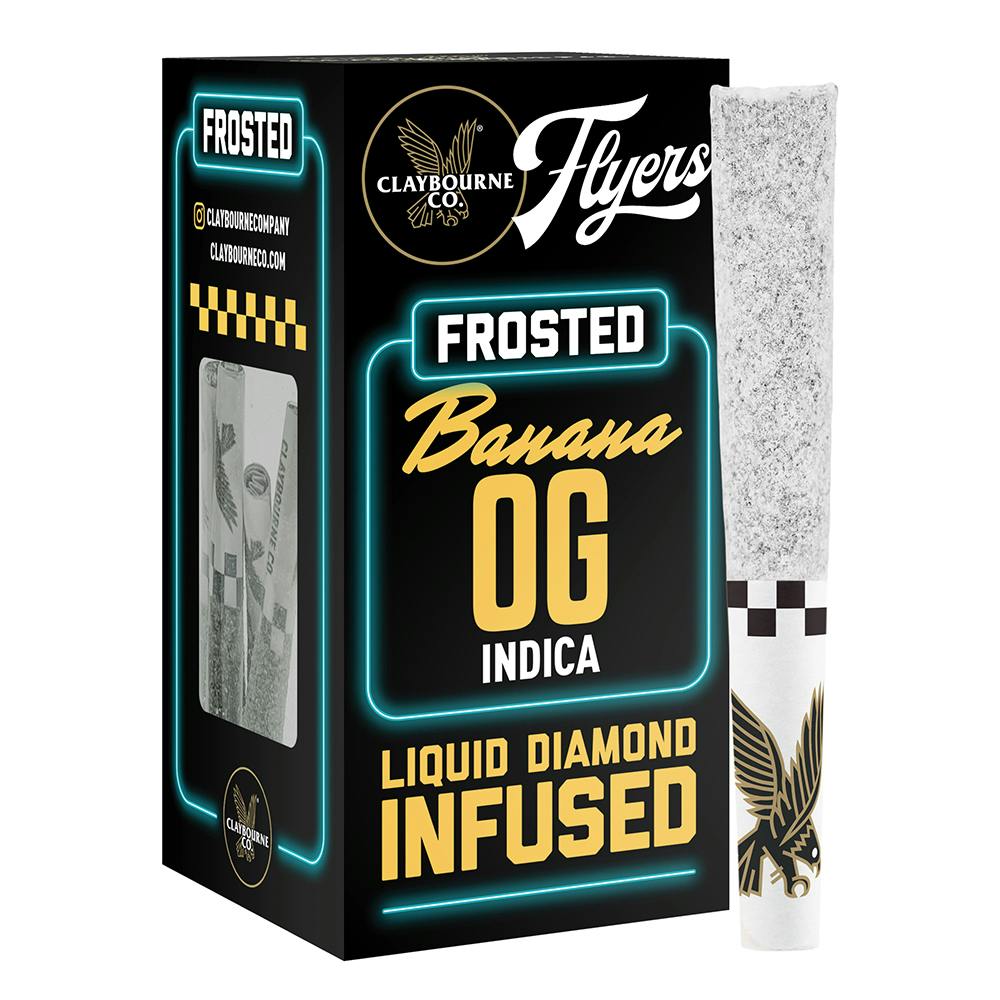 Banana OG (2.5g) - Diamond Frosted Flyers Pre-Rolls