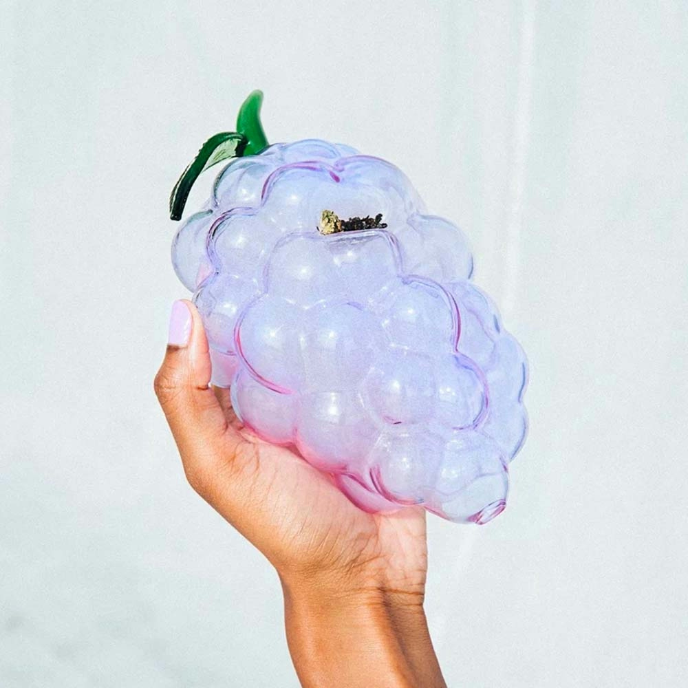Glass Jumbo Grape Pipe